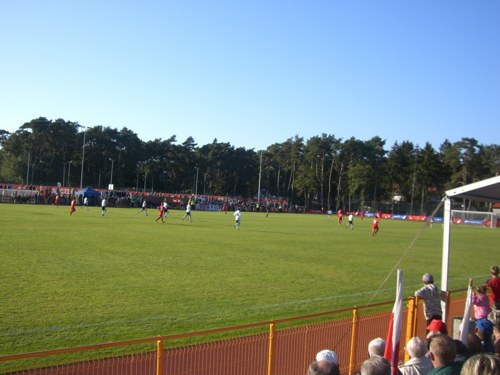Fussball an der polnischen Ostsee