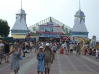 Eingang zur Seebrücke in Misdroy