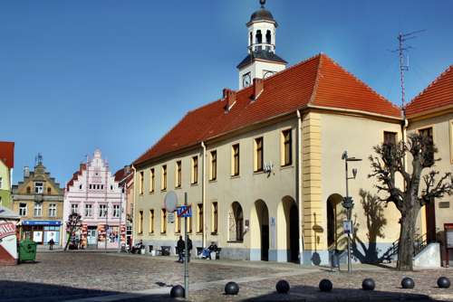 Marktplatz von Trzebiatow